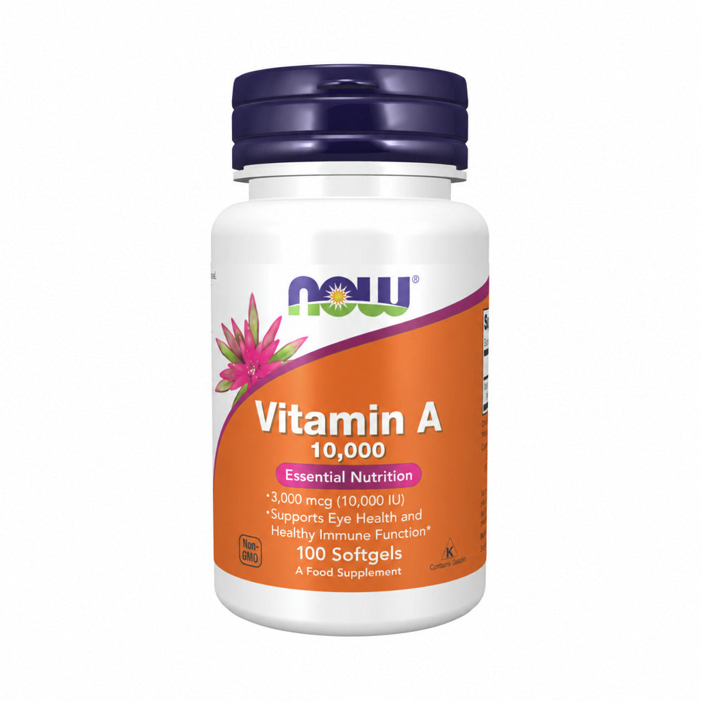 Vitamin A 10,000 IU - 100 Softgels | NOW Foods