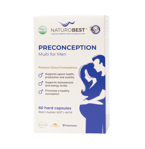 Preconception Multi for Men - 60 Capsules | NaturoBest