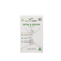 Iron & Brain Support - 30 Capsules | NaturoBest