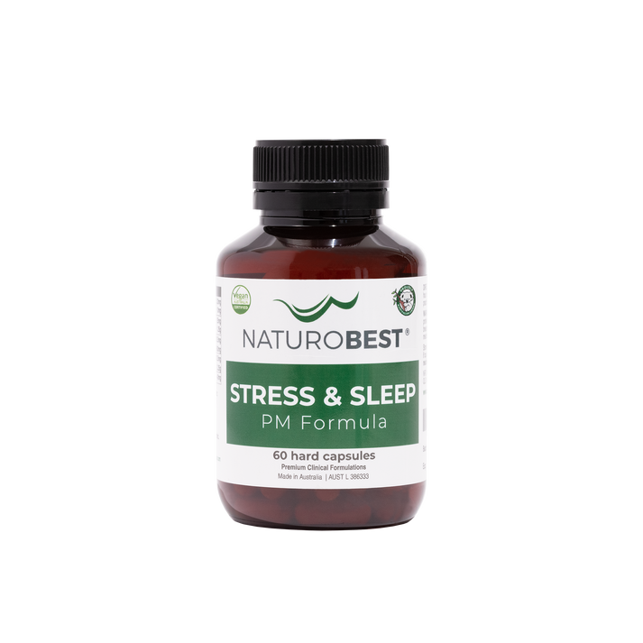 Stress & Sleep PM Formula - 60 Capsules | NaturoBest