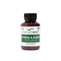 Stress & Sleep PM Formula - 60 Capsules | NaturoBest