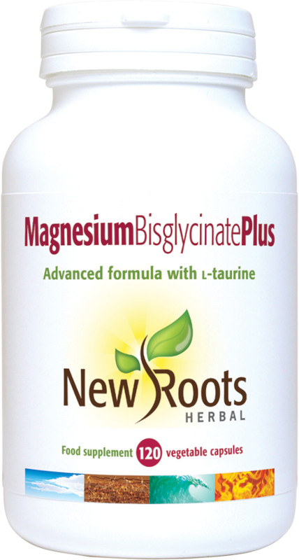 Magnesium Bisglycinate Plus - 120 Capsules | New Roots Herbal