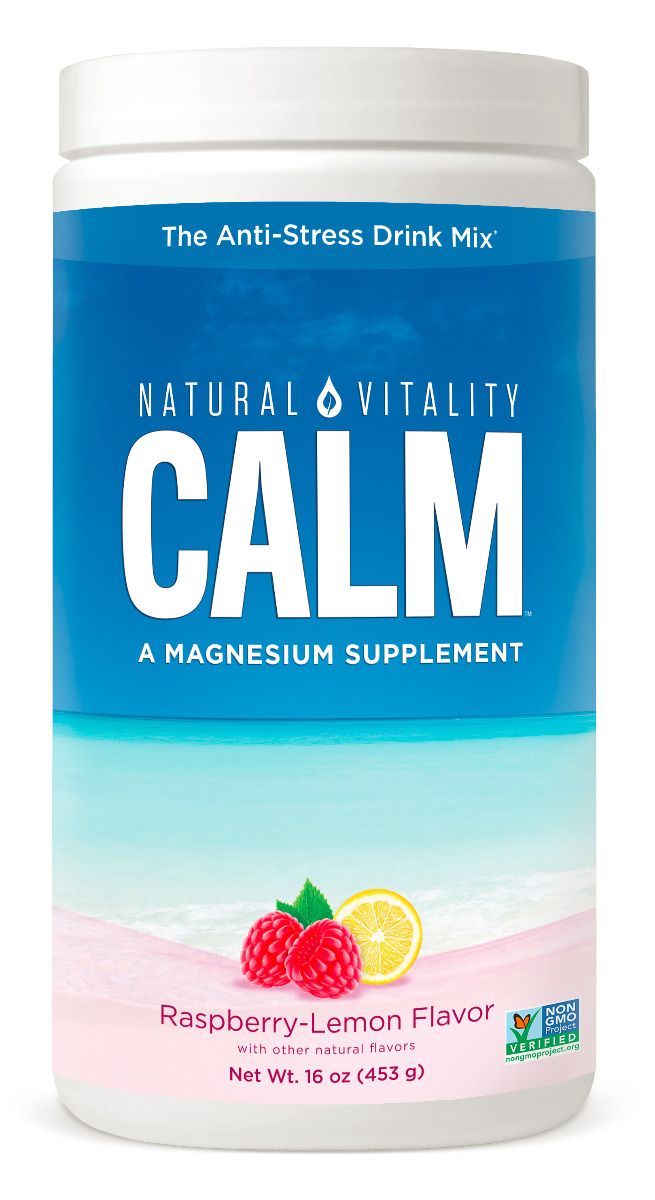 Natural Calm (Raspberry & Lemon Flavour) - 453g | Natural Vitality