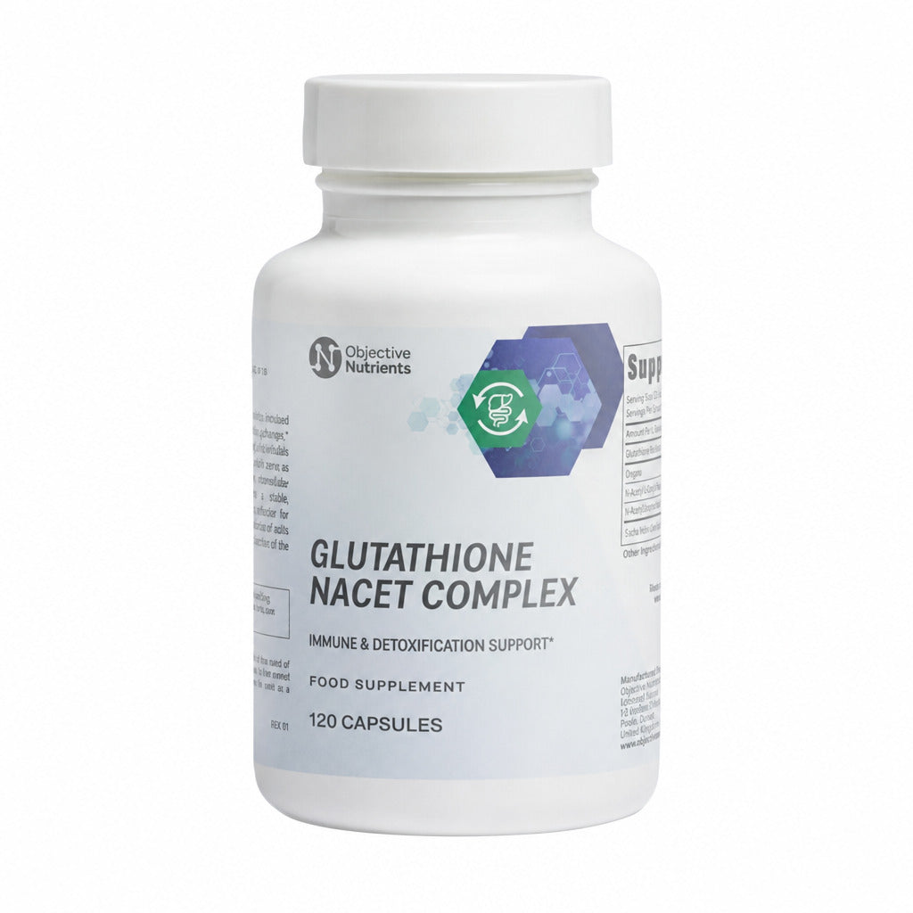 Glutathione NACET Complex - 120 Capsules | Objective Nutrients