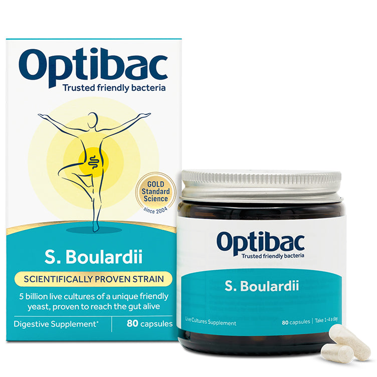 Saccharomyces Boulardii - 80 Capsules | Optibac