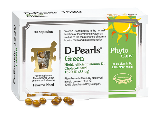 Green Bio-Vitamin D3 1520IU 38mcg - 90 Capsules | Pharma Nord