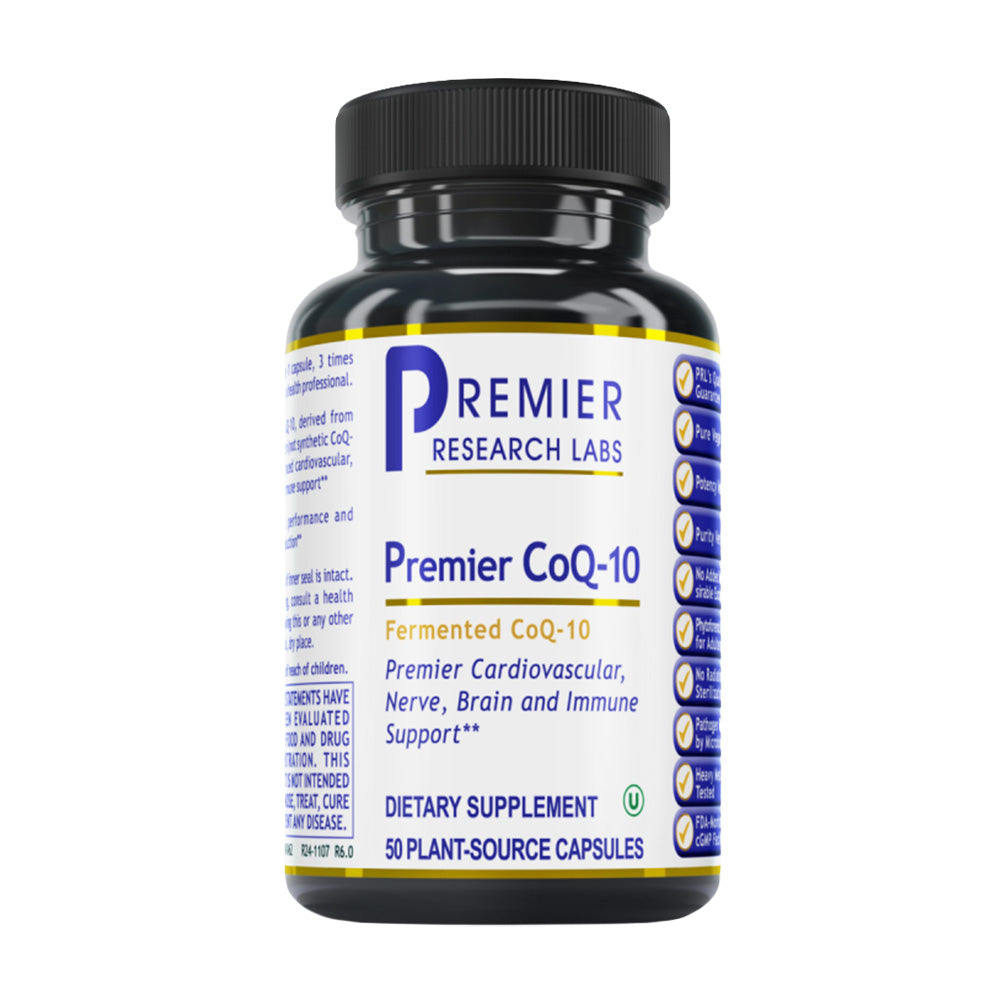 Premier CoQ-10 - 50 Capsules | Premier Research Labs
