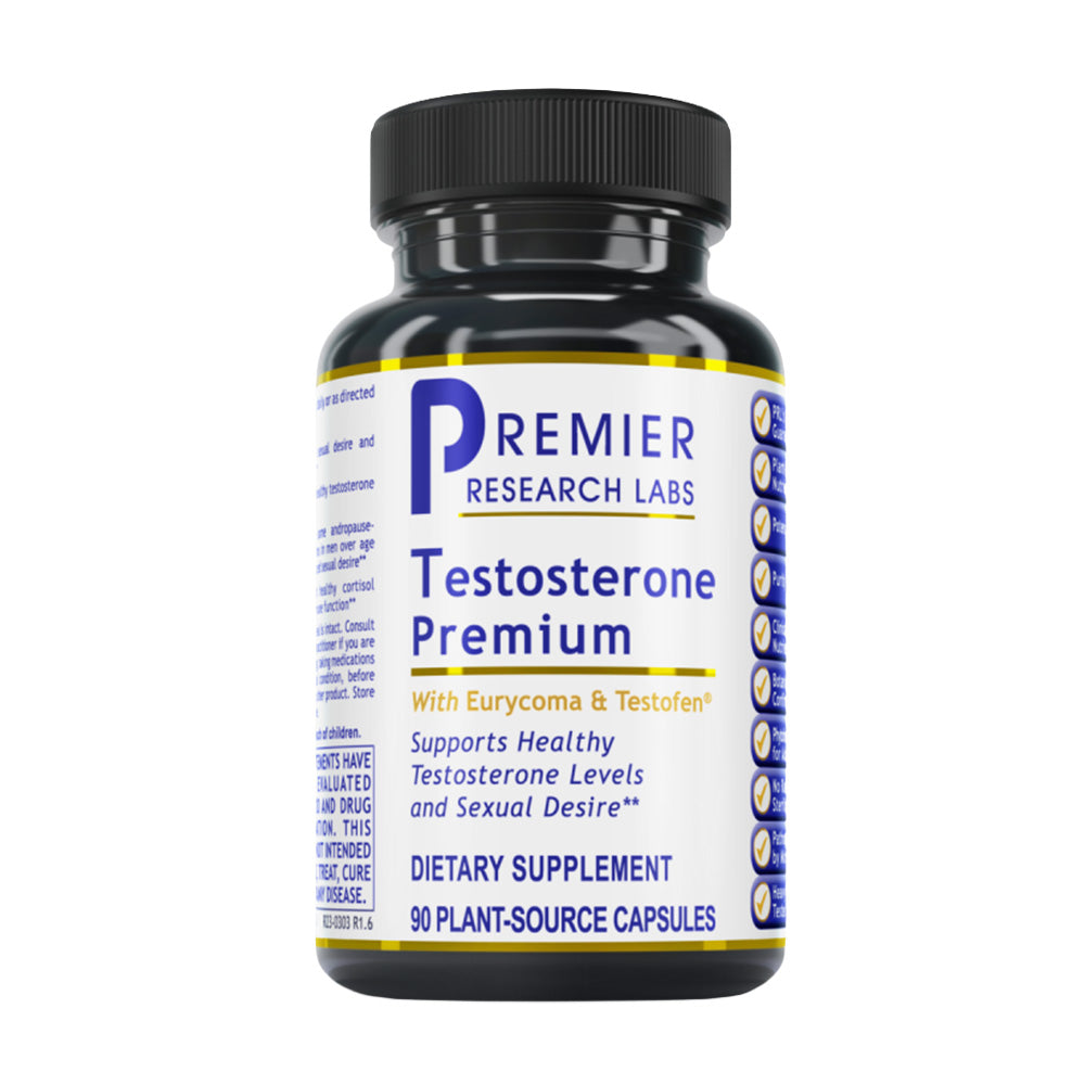 Testosterone Premium - 90 Capsules | Premier Research Labs
