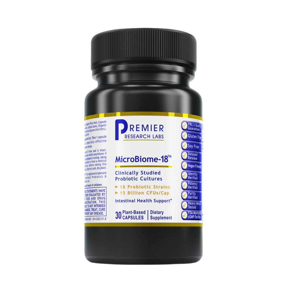 MicroBiome-18 - 30 Capsules | Premier Research Labs