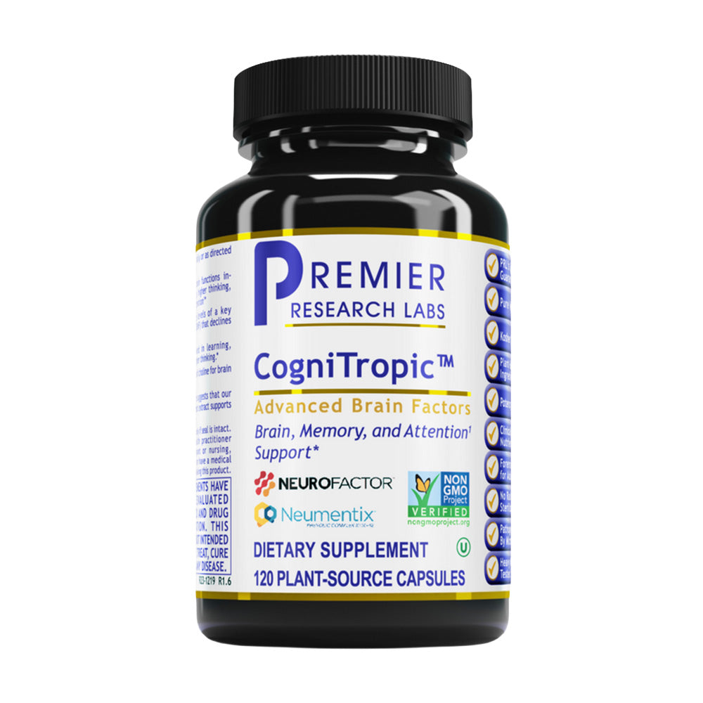 CogniTropic - 120 Capsules | Premier Research Labs
