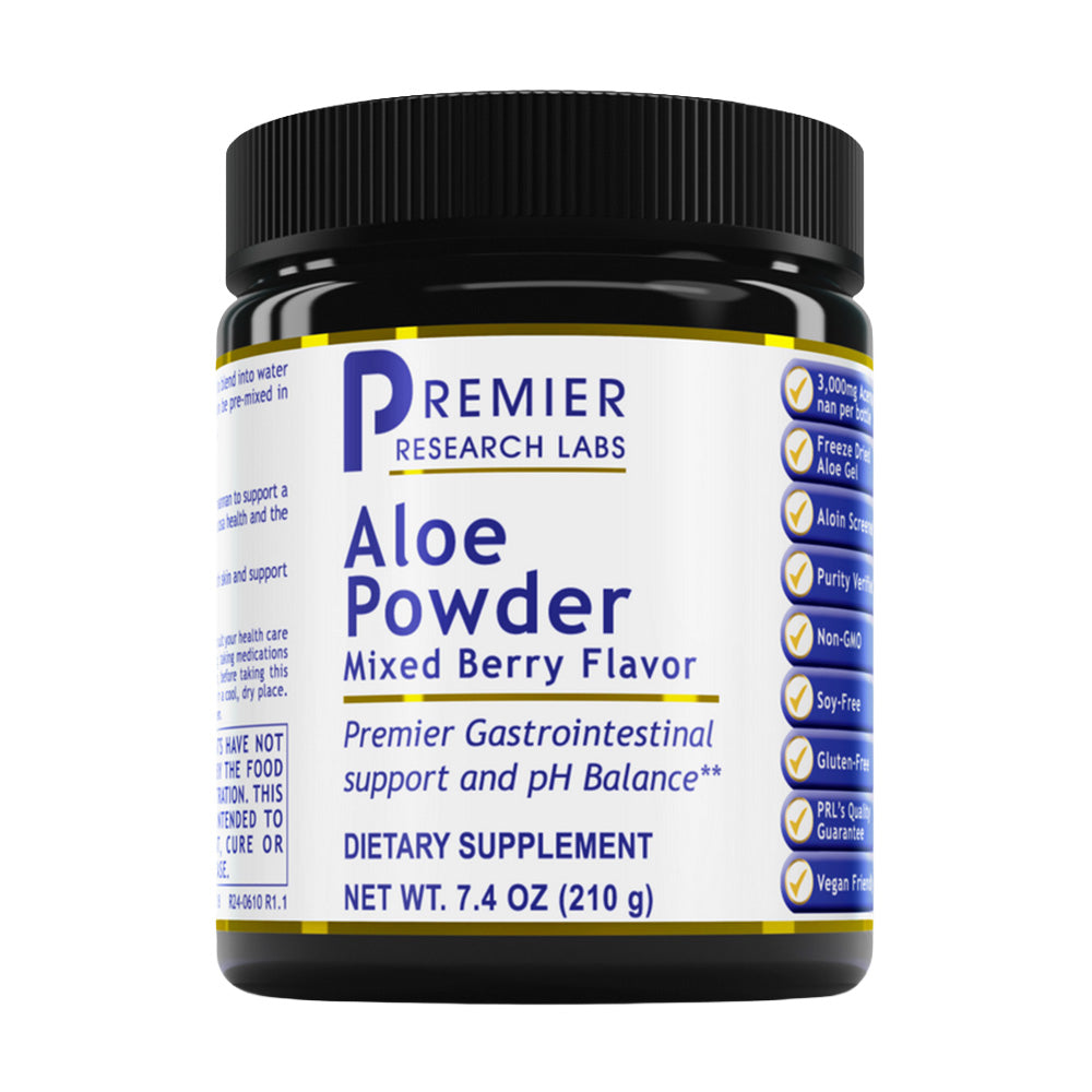 Aloe Powder - Mixed Berry Flavour - 210g | Premier Research Labs