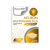 No Iron Multivitamin Plus Topical Patch - 30 Patches | PatchMD