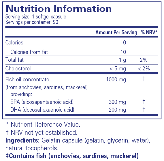 EPA/DHA Essentials - 90 Softgels | Pure Encapsulations