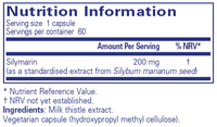 Silymarin - 60 Capsules | Pure Encapsulations