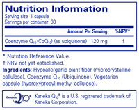 CoQ10 120 mg - 30 Capsules | Pure Encapsulations