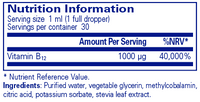 B12 Liquid -  30 ml | Pure Encapsulations