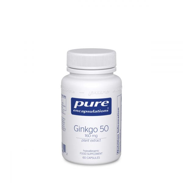 Ginkgo 50 160 mg - 60 Capsules | Pure Encapsulations