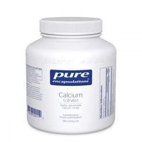 Calcium (citrate) - 180 Capsules | Pure Encapsulations