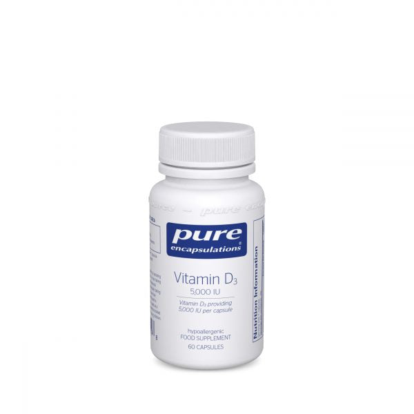 Vitamin D3 5,000 IU - 60 Capsules | Pure Encapsulations