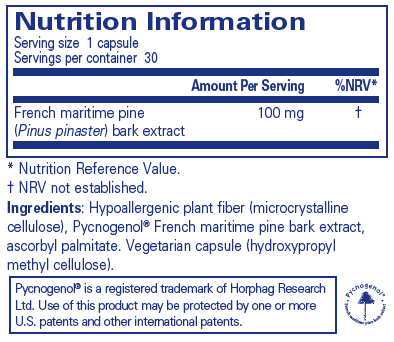 Pycnogenol 100 mg - 30 Capsules | Pure Encapsulations