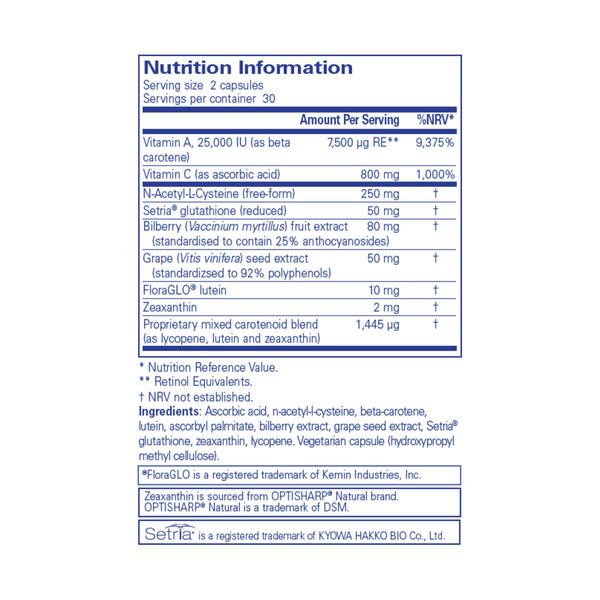 Vision Support Formula - Pure Encapsulations | Amrita Nutrition