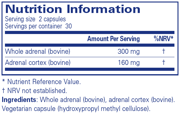 Adrenal - 60 Capsules | Pure Encapsulations
