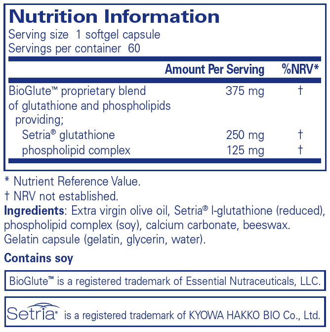 Liposomal Glutathione - 60 Softgels | Pure Encapsulations