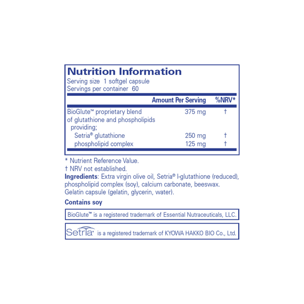 Liposomal Glutathione - 60 Softgels - Pure Encapsulations | Amrita Nutrition Liposomal Glutathione - 60 Softgels - Pure Encapsulations | Amrita Nutrition