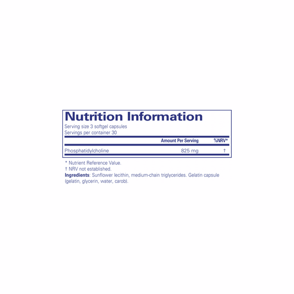 Phosphatidylcholine - 90s - Pure Encapsulations | Amrita Nutrition