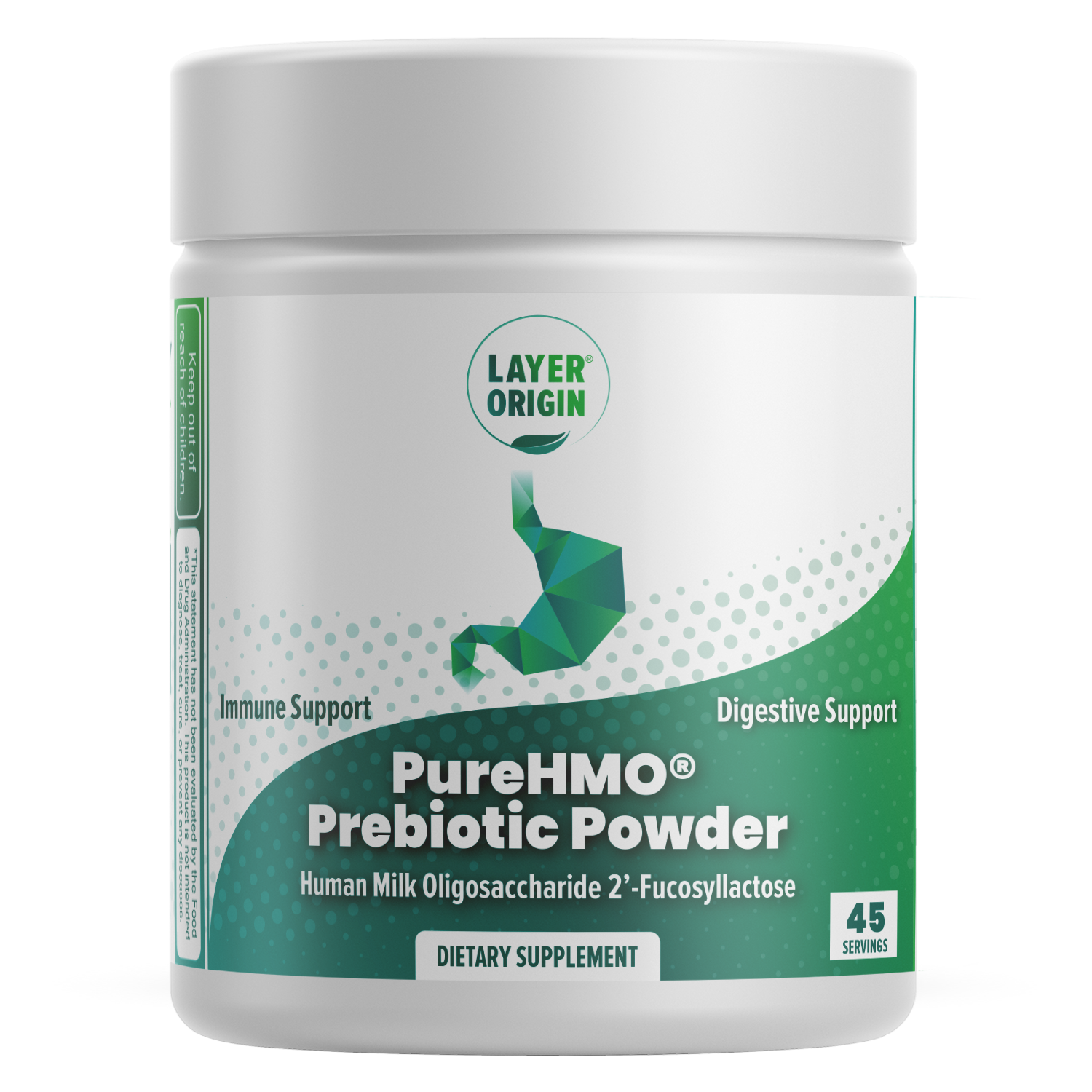 PureHMO Prebiotic Powder - 45 Servings | Layer Origin