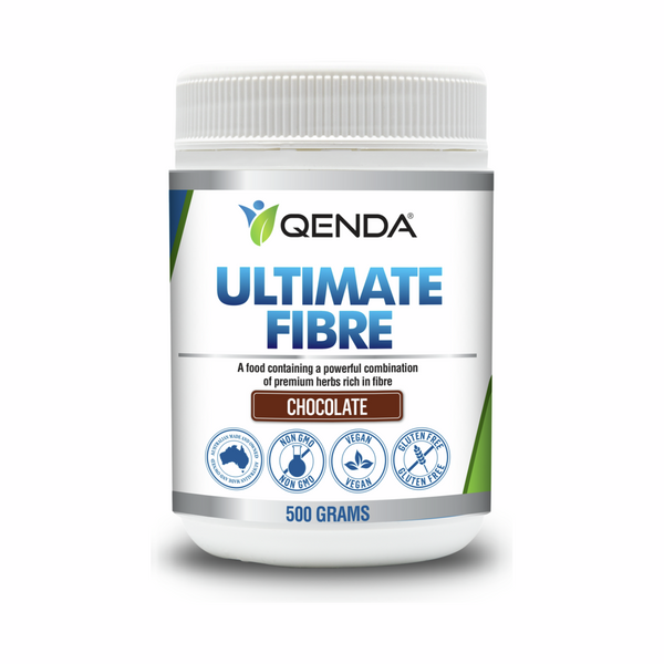 Ultimate Fibre - Chocolate - 500g - Qenda | Amrita Nutrition