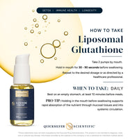 Glutathione + Lemon Mint - 50ml | Quicksilver Scientific