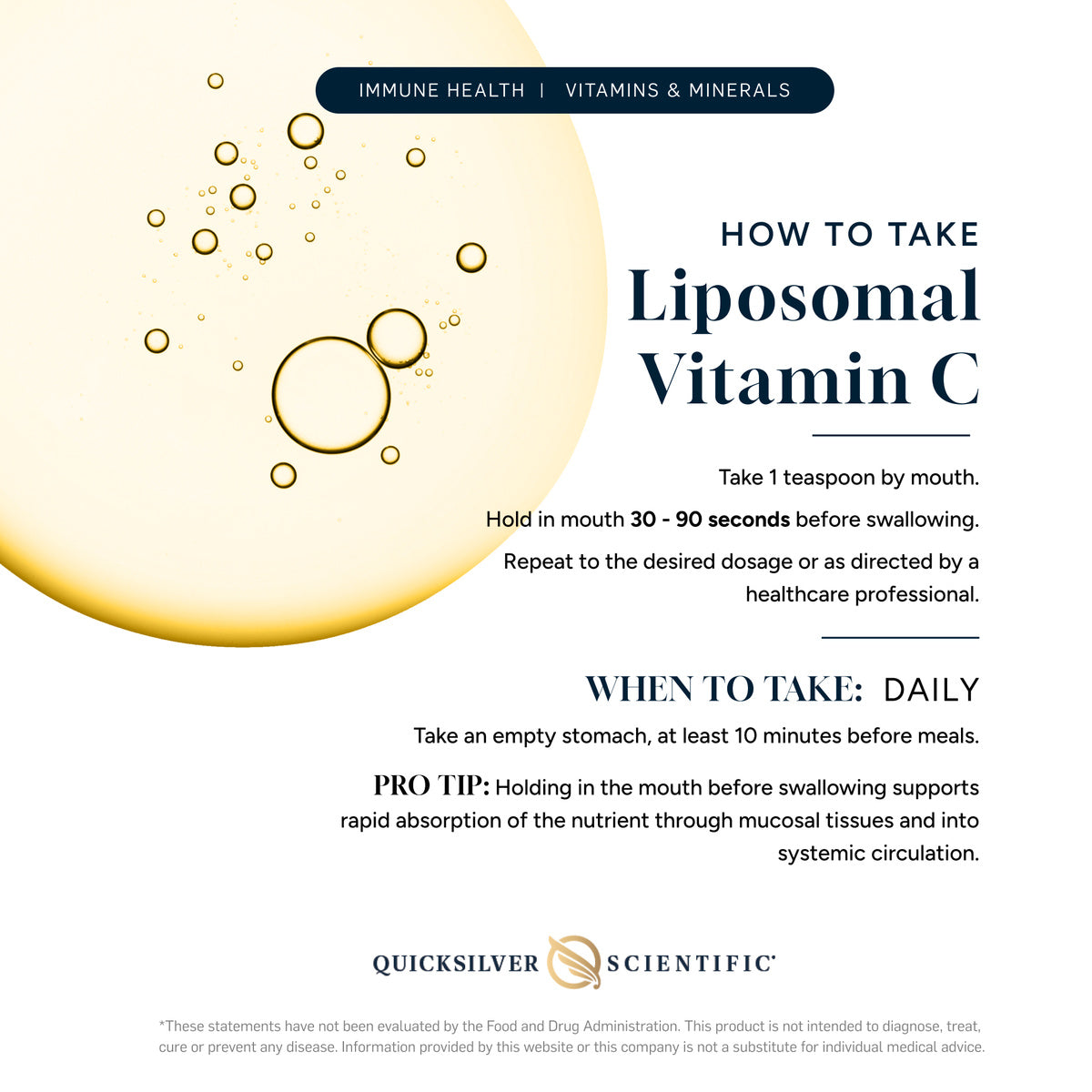 Vitamin C - 120ml | Quicksilver Scientific