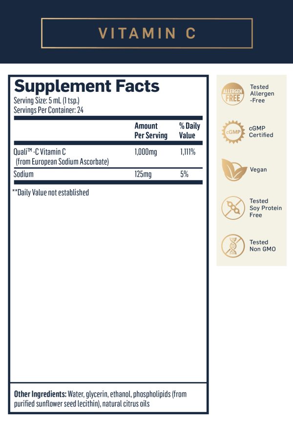 Liposomal Vitamin C - 120ml | Quicksilver Scientific