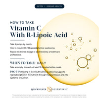 Vitamin C with R Lipoic Acid - 50ml | Quicksilver Scientific