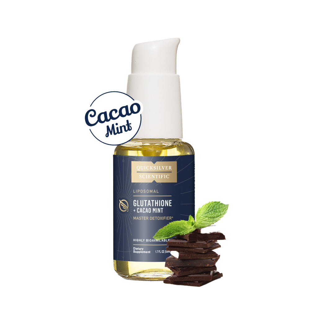 Liposomal Glutathione + Cacao Mint | Quicksilver Scientific