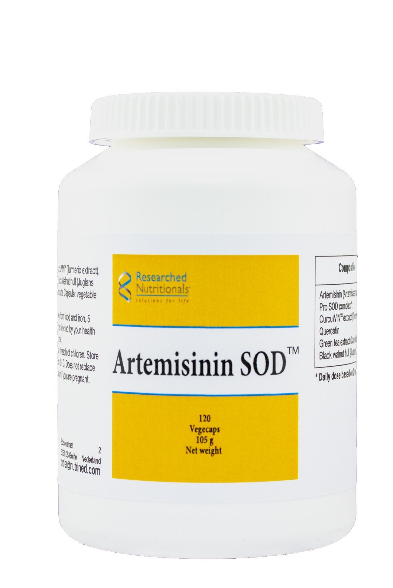 Artemisinin SOD (Multi-Functional Formula) - 120 Capsules | Researched Nutritionals