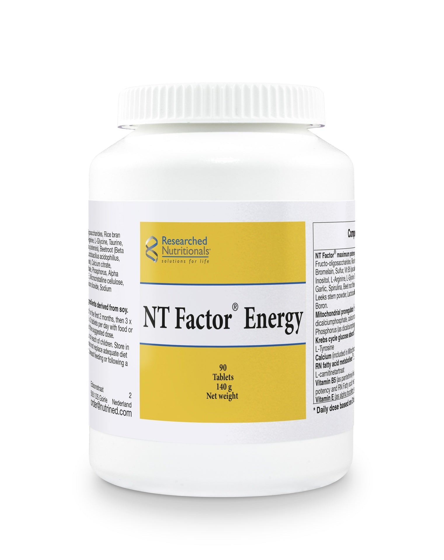 NT Factor Energy Mitochondrial Formula - 90 Tablets | Researched Nutritionals