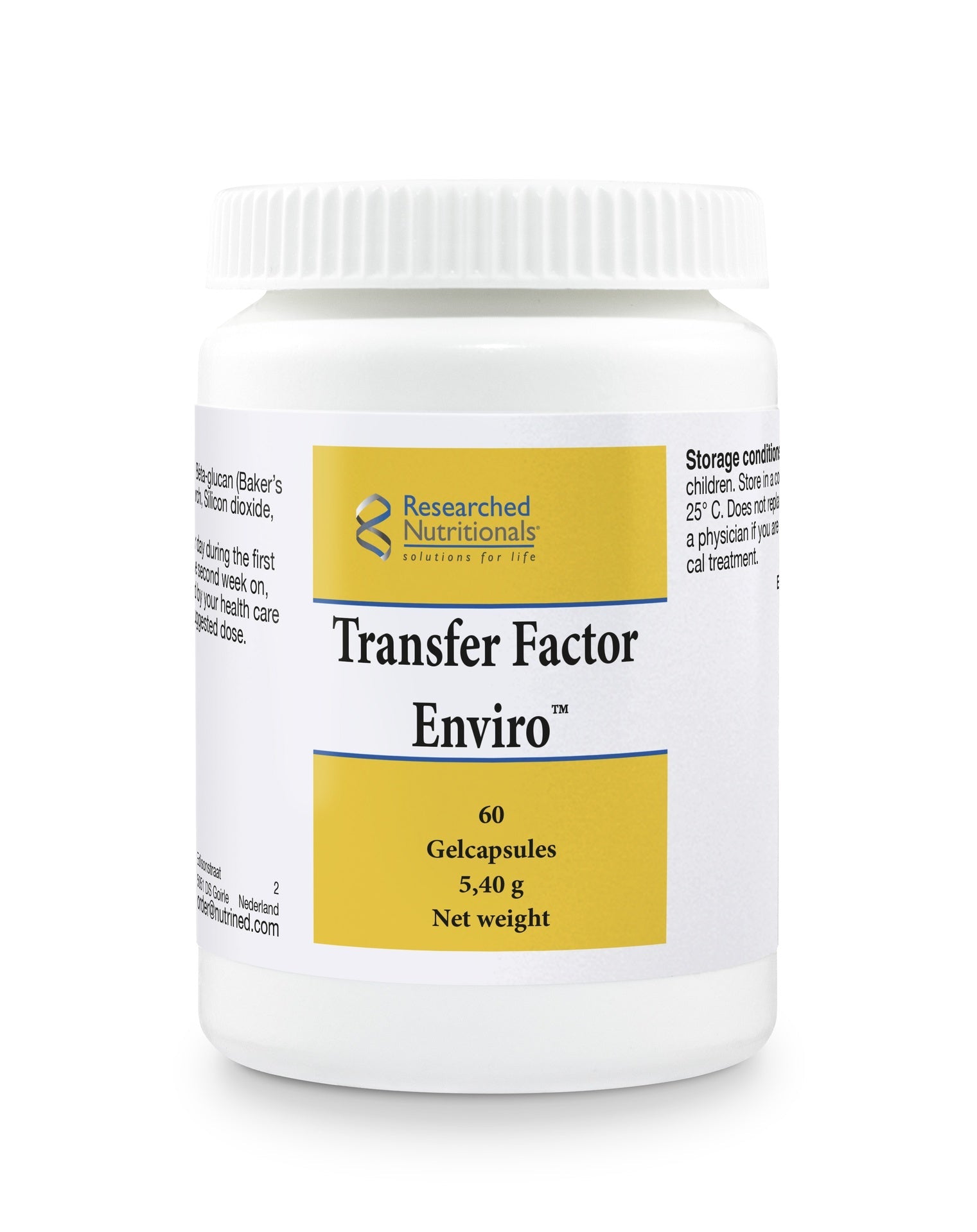 Transfer Factor Enviro - 60 Capsules | Researched Nutritionals