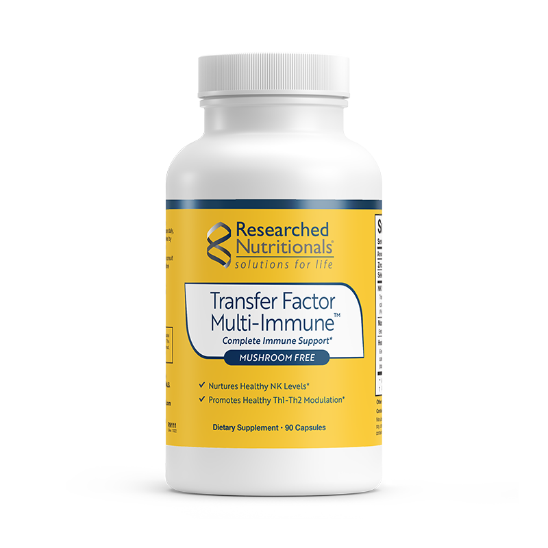 Transfer Factor Multi-Immune (Mushroom-Free) - 90 Capsules | Researched Nutritionals