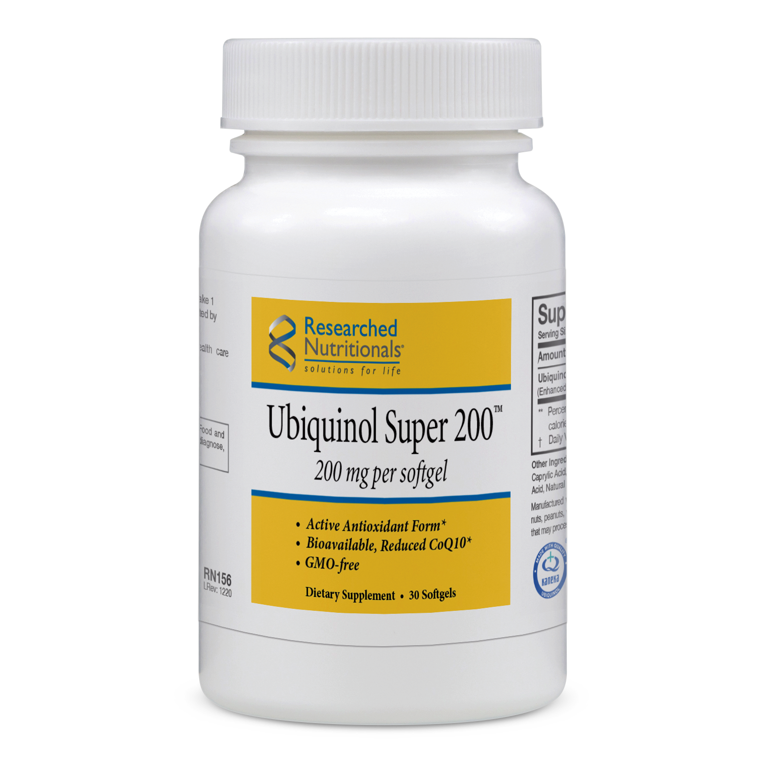Ubiquinol Super 200mg - 30 Softgels | Researched Nutritionals