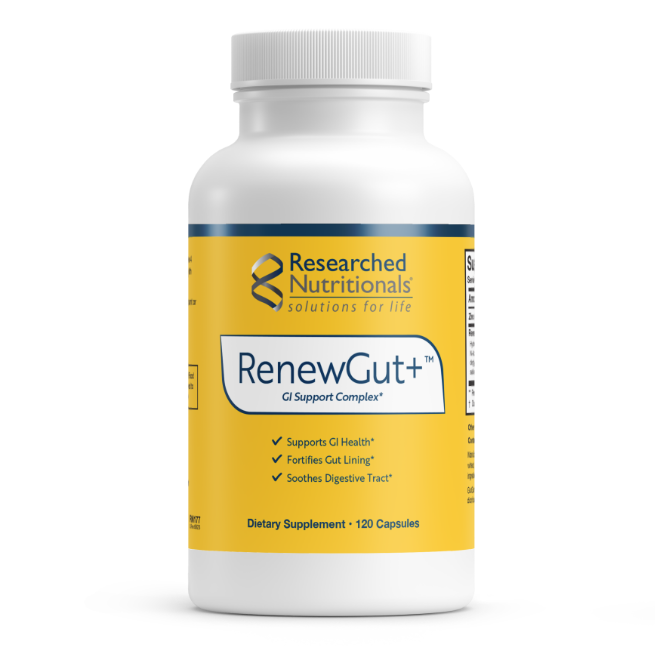 RenewGut+ - 120 Capsules | Researched Nutritionals