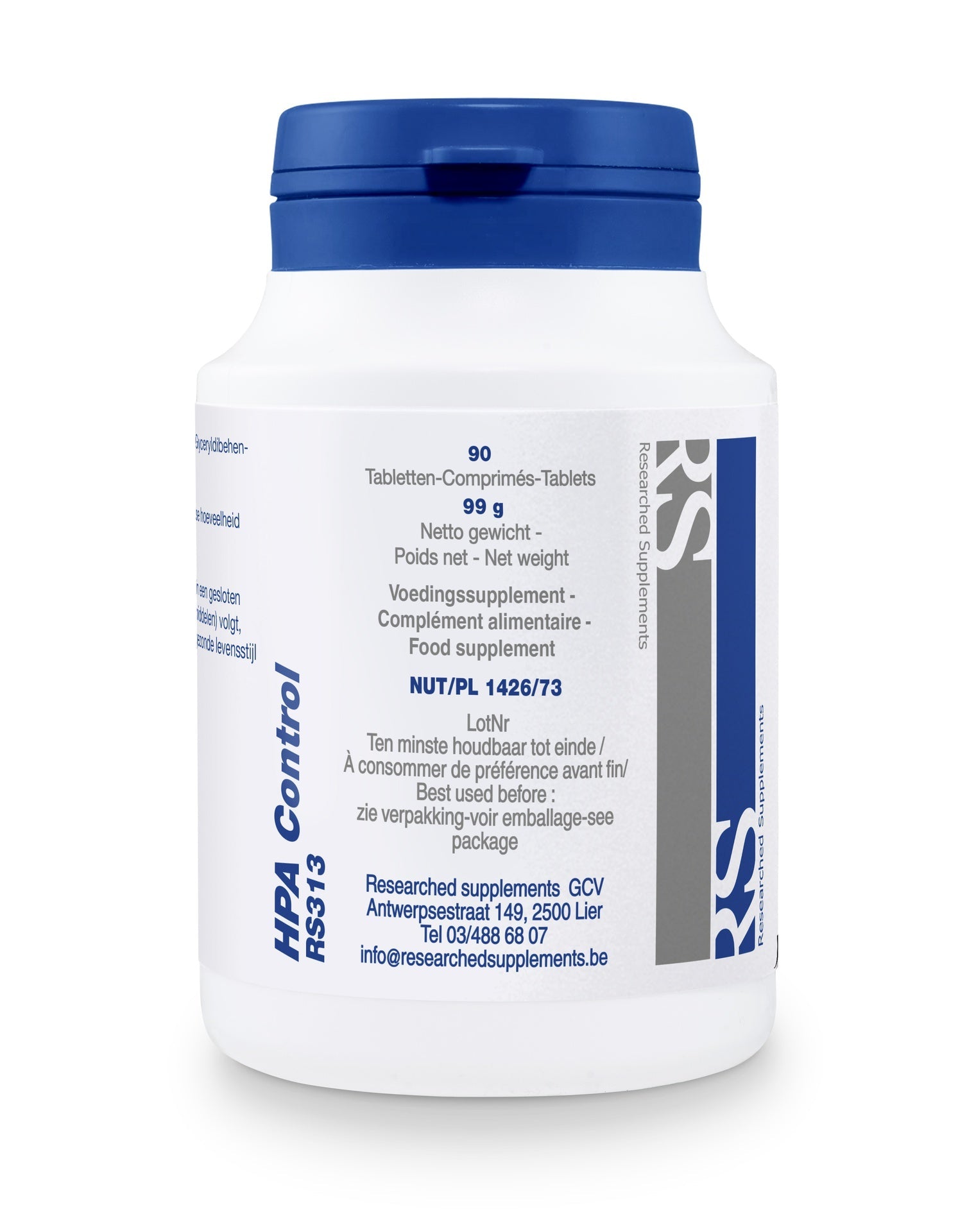 HPA Control - 90 Tablets | Researched Supplements