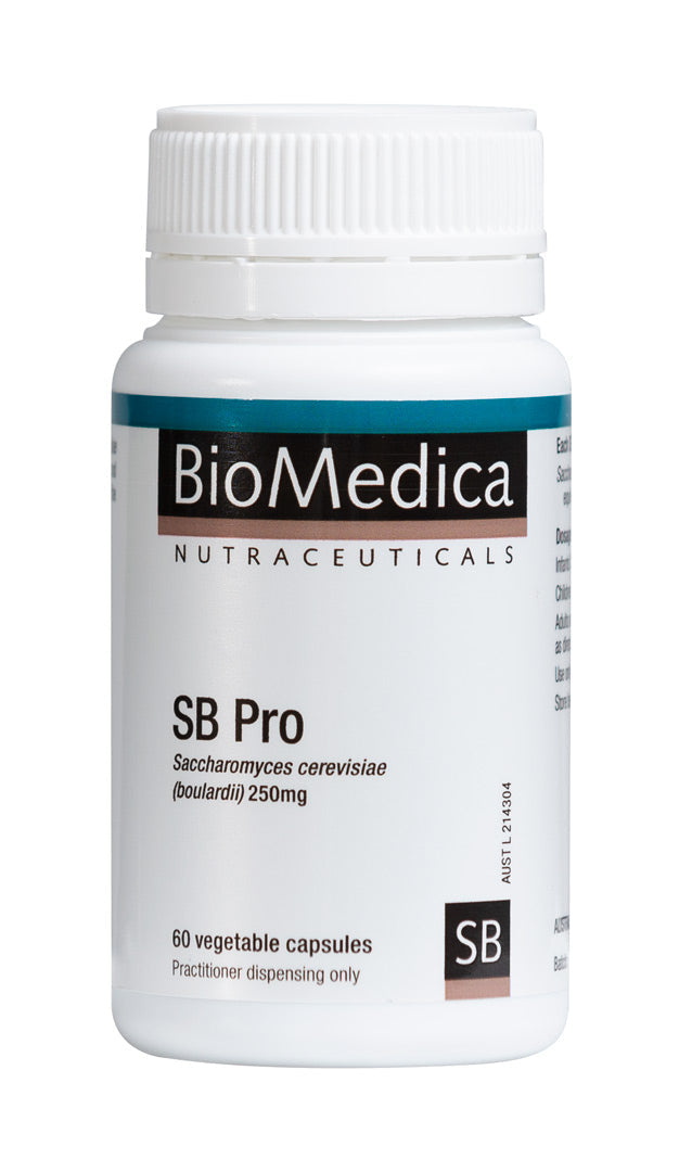 SB Pro (Saccharomyces Boulardii) - 60 Capsules | BioMedica