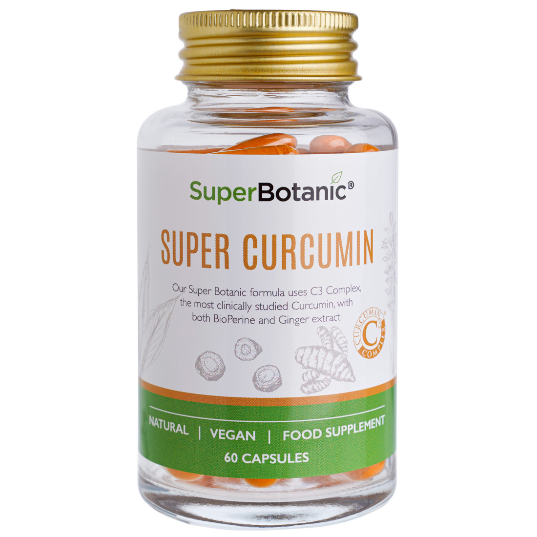 Super Curcumin - 60 Capsules | Super Botanic
