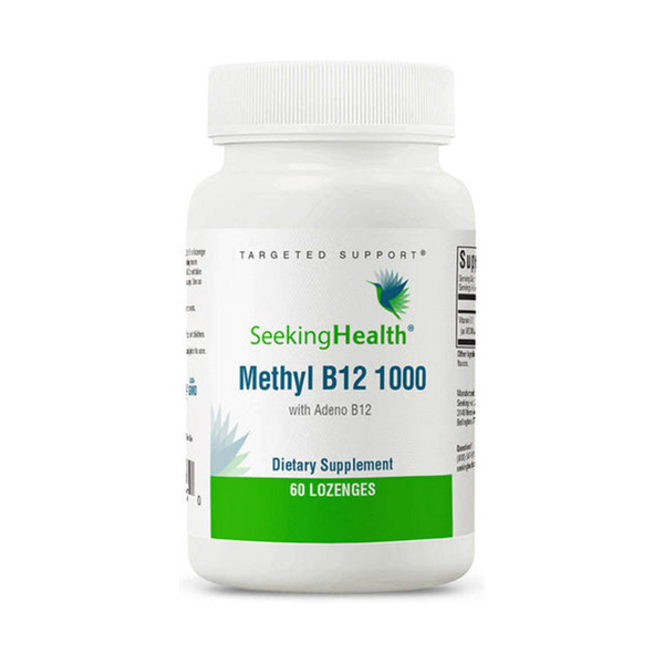 Methyl B12 1000 - 60 Lozenges - Seeking Health | Amrita Nutrition