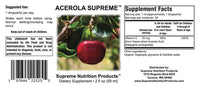 Acerola Supreme - 59ml | Supreme Nutrition Products