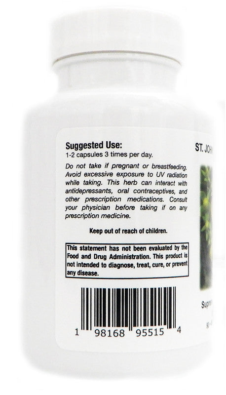 St John's Wort Supreme - 90 Capsules | Supreme Nutrition Products