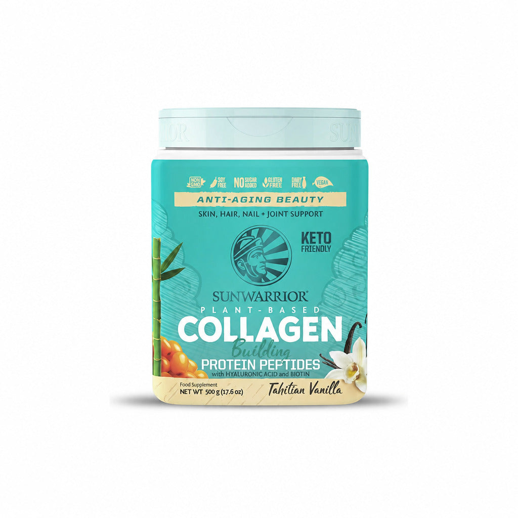 Collagen Plant Based Protein Peptides (Vanilla Flavour) - 500g | Sunwarrior