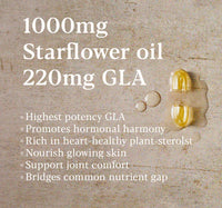 Starflower Oil - 30 Capsules | Higher Nature